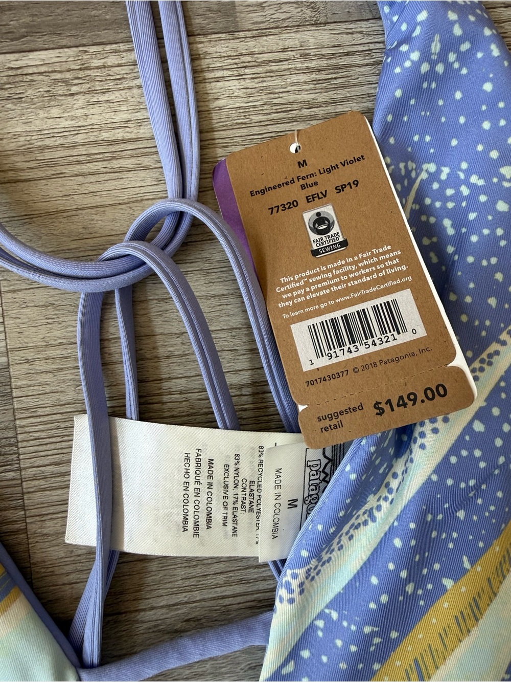 NWT Patagonia Women’s Sz Medium Reversible Extended Break One Piece Swimsuit New - Picture 6 of 9